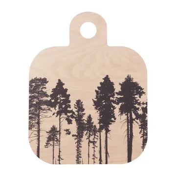 Tabla de cortar Forest 25x32 cm - natural-negro - Muurla