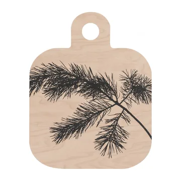 Tabla de cortar Forest 25x32 cm - natural-negro - Muurla