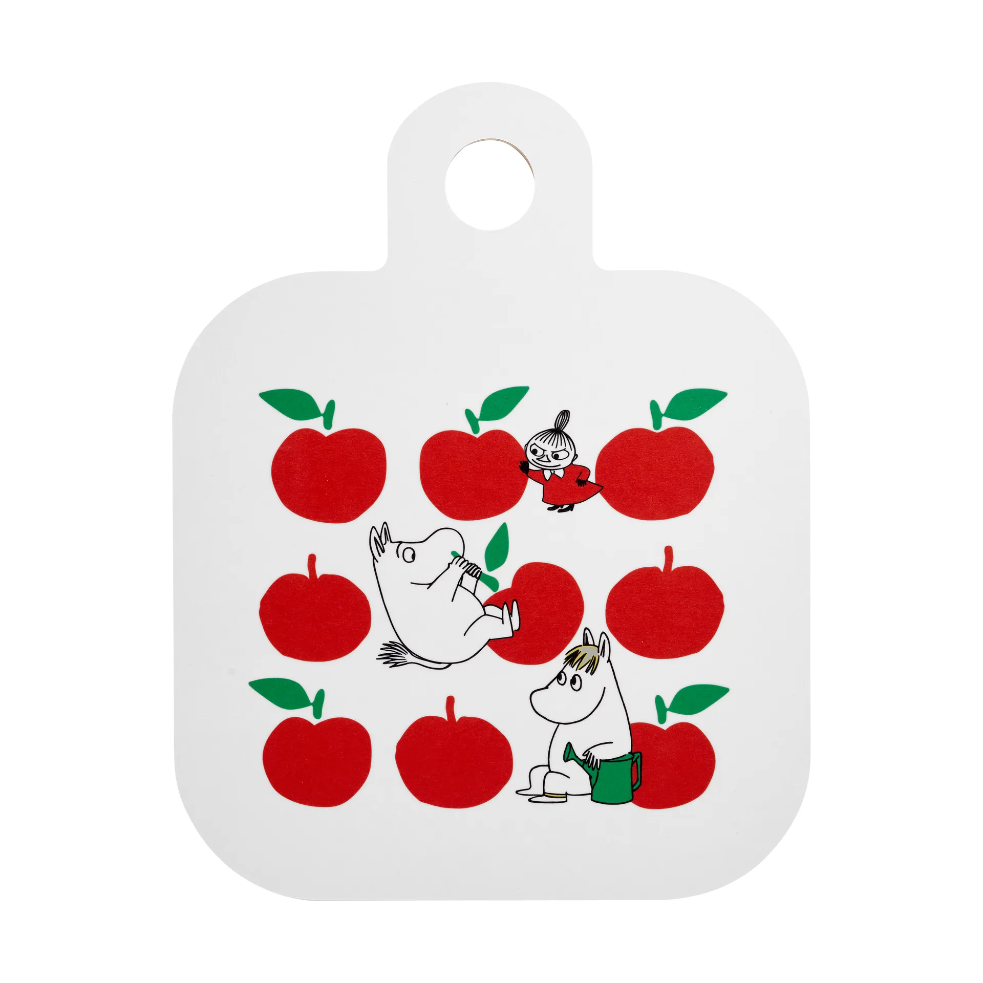 Tabla de cortar Moomin Chop & Serve 25x32 cm, Manzanas Alegres Muurla