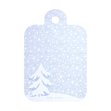 Tabla de cortar Mumin 21x31 cm - Let it snow - Muurla