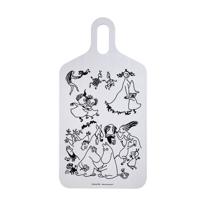 Tabla de cortar Mumin 80, 23x44 cm - Blanco - Muurla