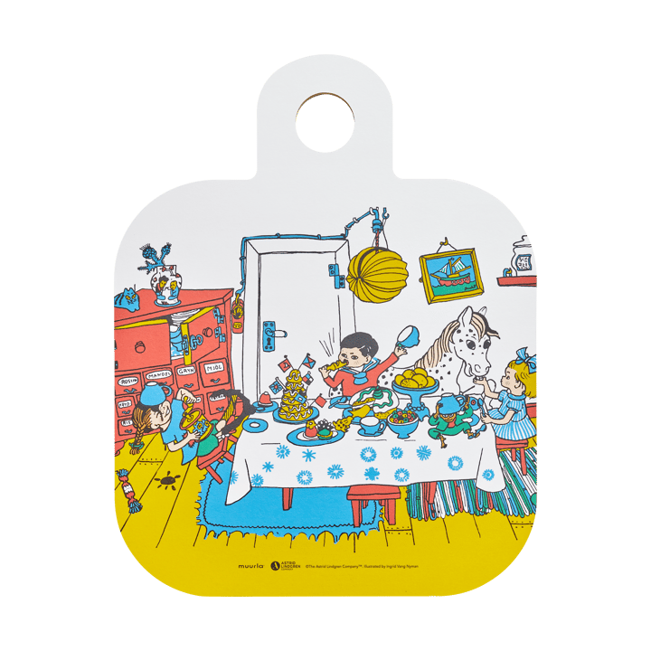 Tabla de cortar Pippi Chop & Serve 25x32 cm, Villa Villekulla Muurla