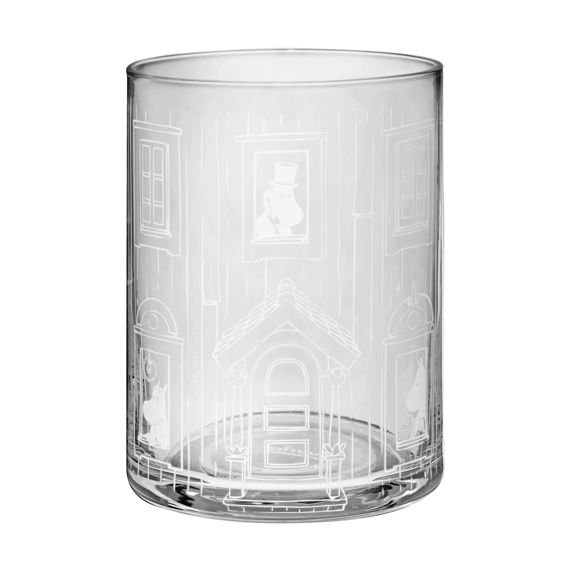 Tarro de cristal Moomin Ø9x18,5 cm, Casa Mumin Muurla