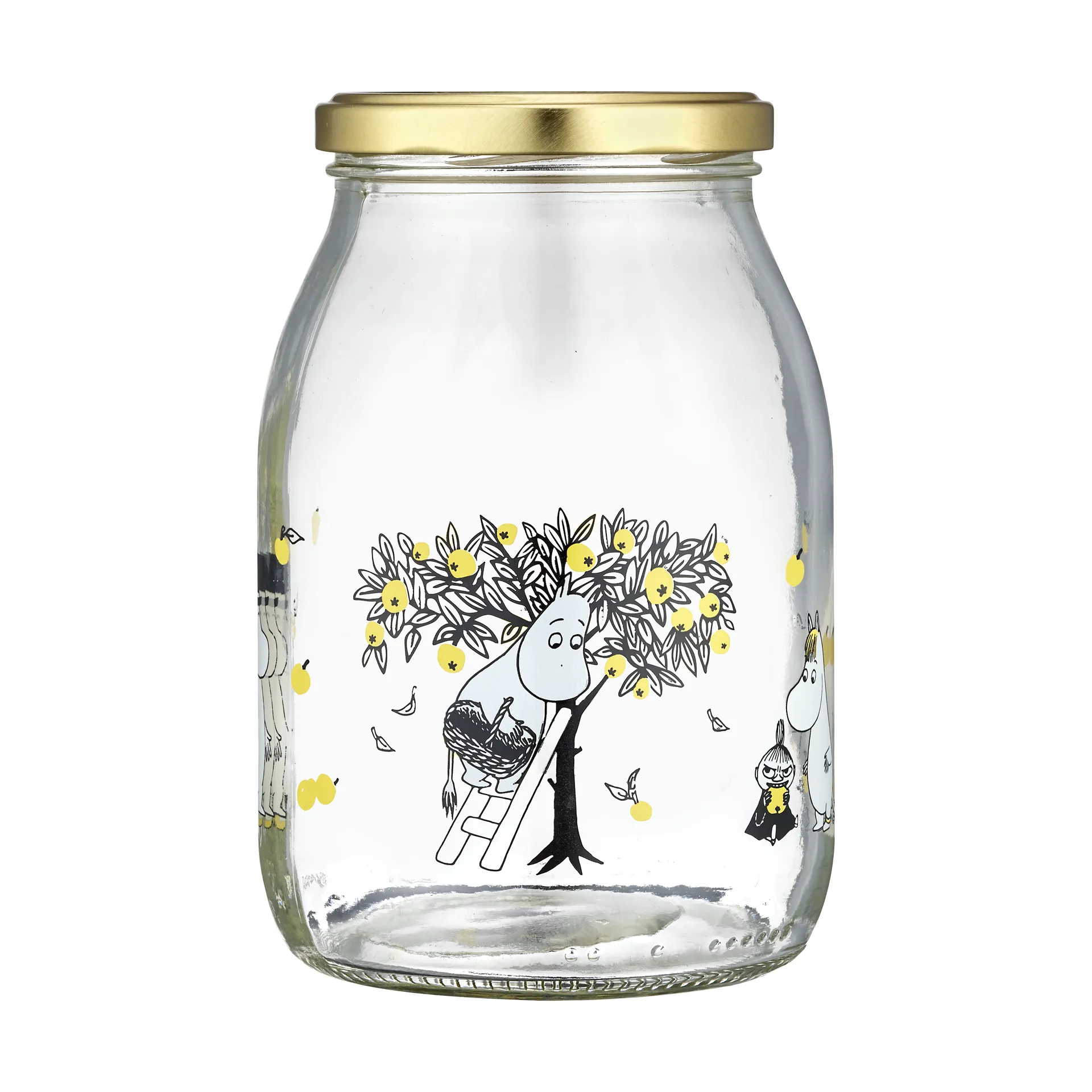 Tarro de vidrio Moomin 1 L, Apples Muurla