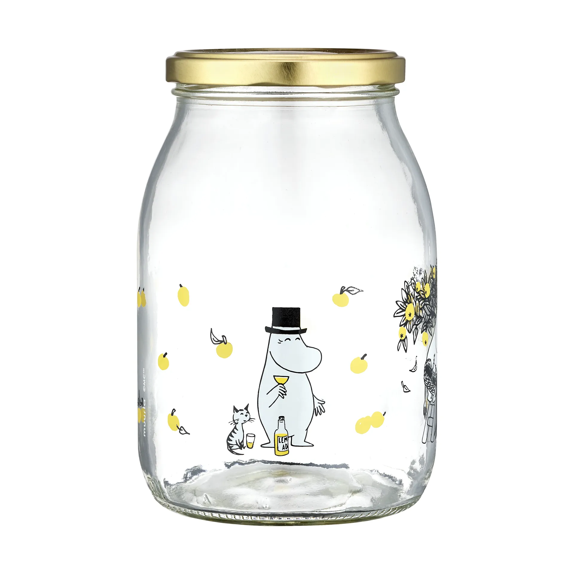 Tarro de vidrio Moomin 1 L, Apples Muurla