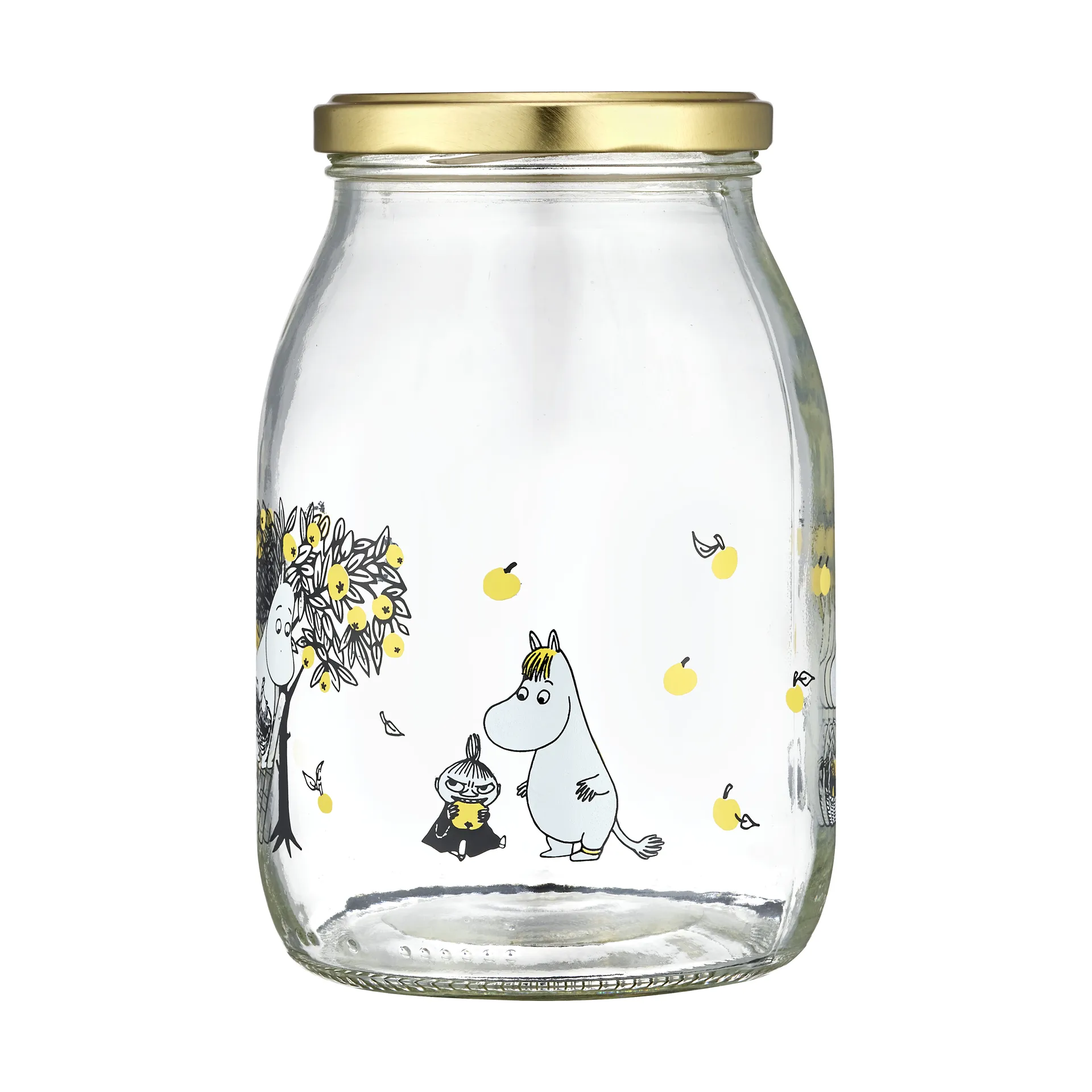 Tarro de vidrio Moomin 1 L, Apples Muurla