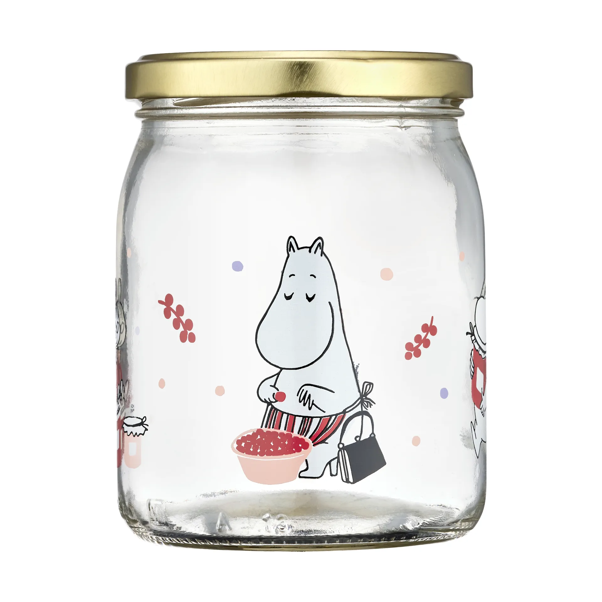 Tarro de vidrio Moomin 50 cl, Berries Muurla