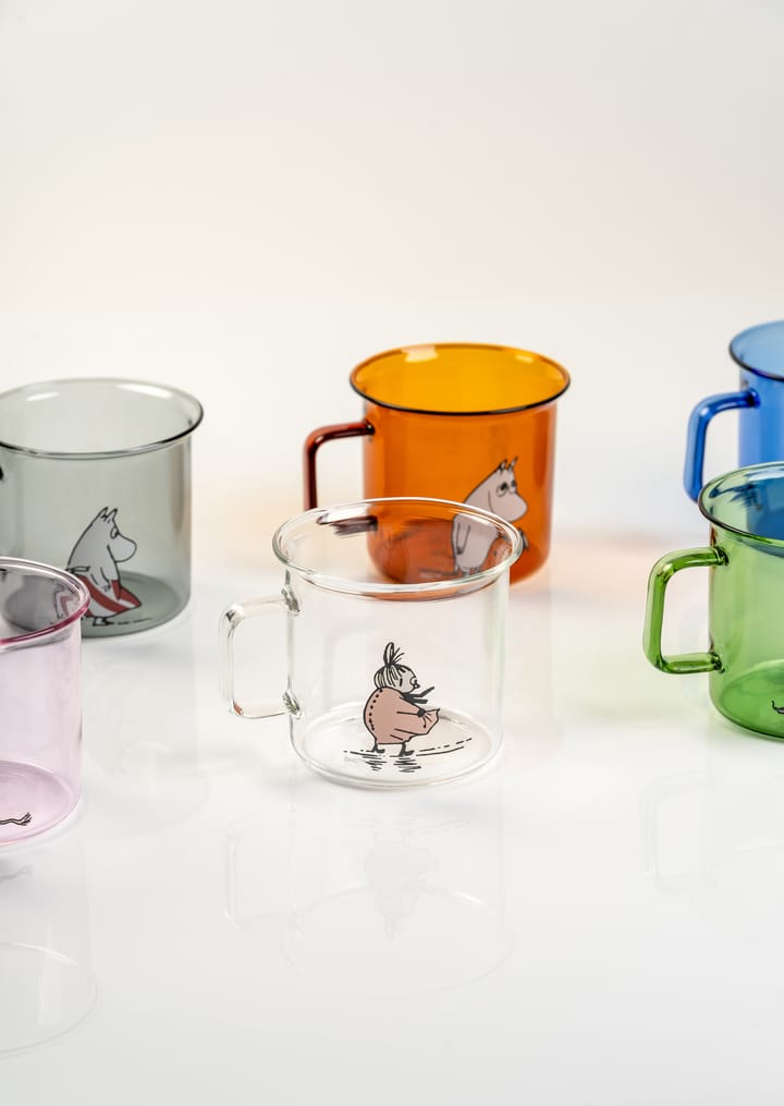 Taza de vidrio Little My 35 cl, transparente Muurla