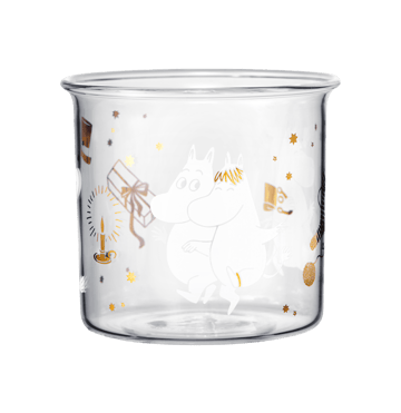 Taza de vidrio Moomin 35 cl - Sparkling stars - Muurla