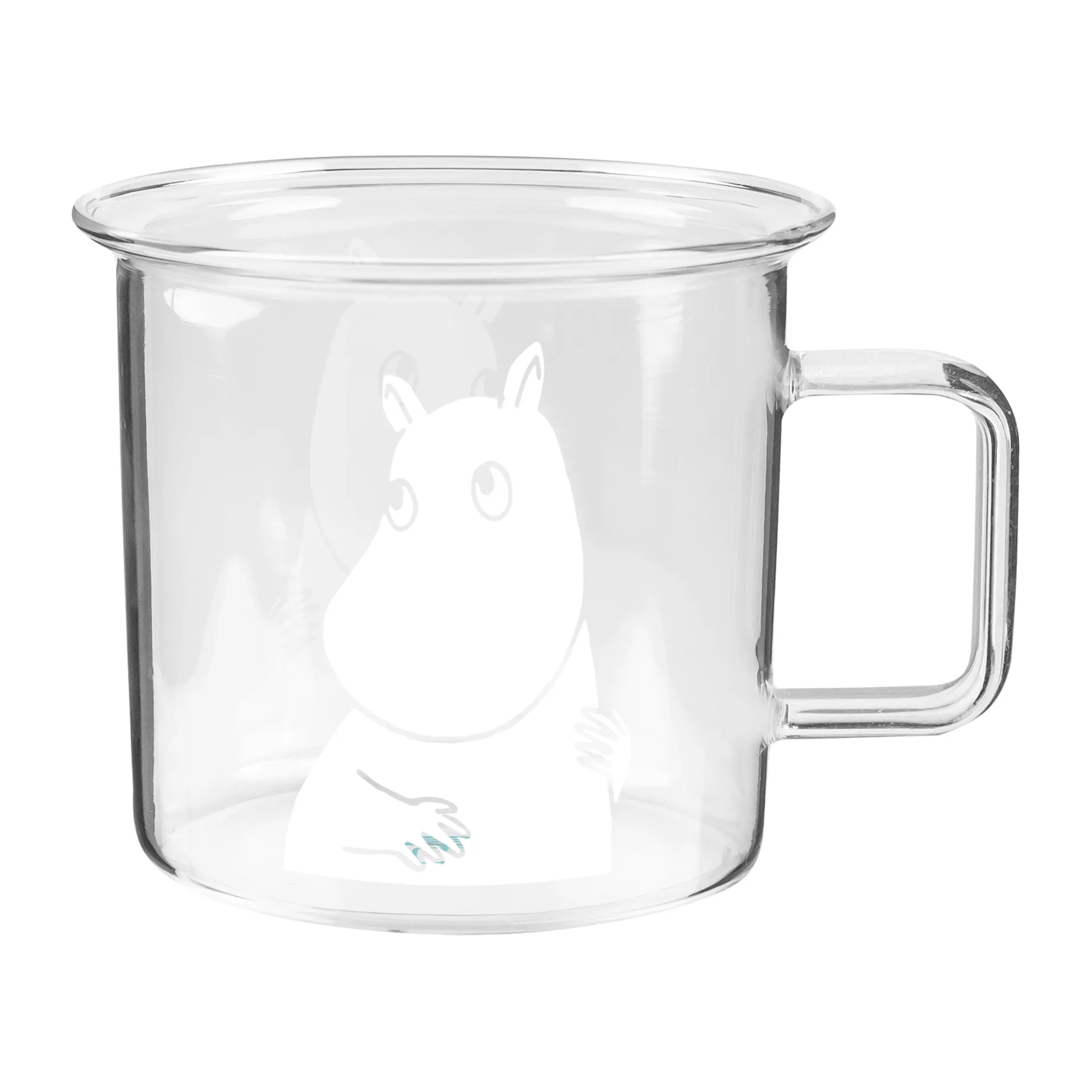Taza de vidrio Moomin transparente 35 cl, Moomin Muurla