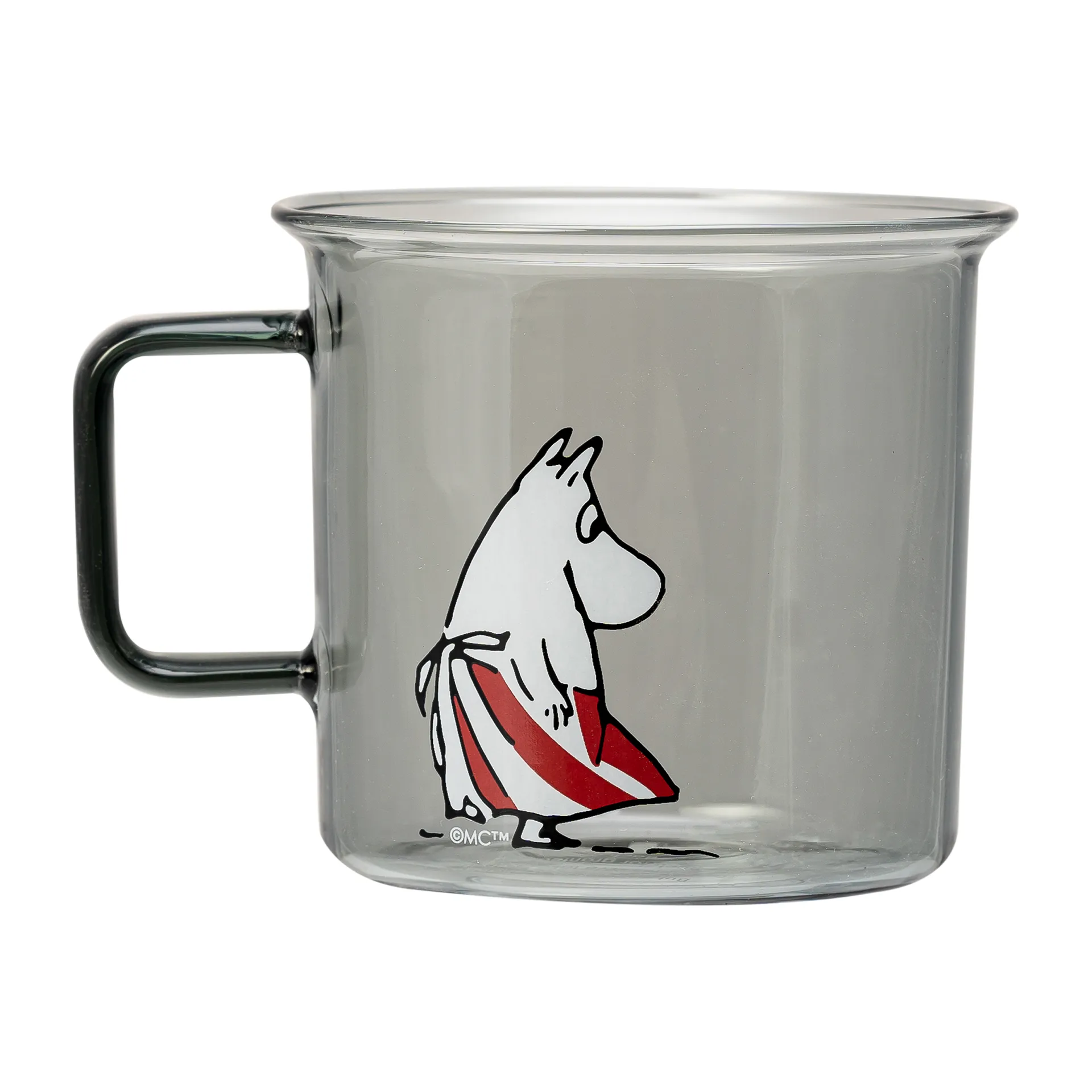 Taza de vidrio Moominmamma 35 cl, gris Muurla