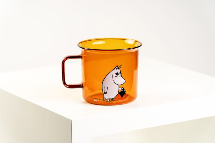 Taza de vidrio Moominpappa 35 cl - Amber - Muurla