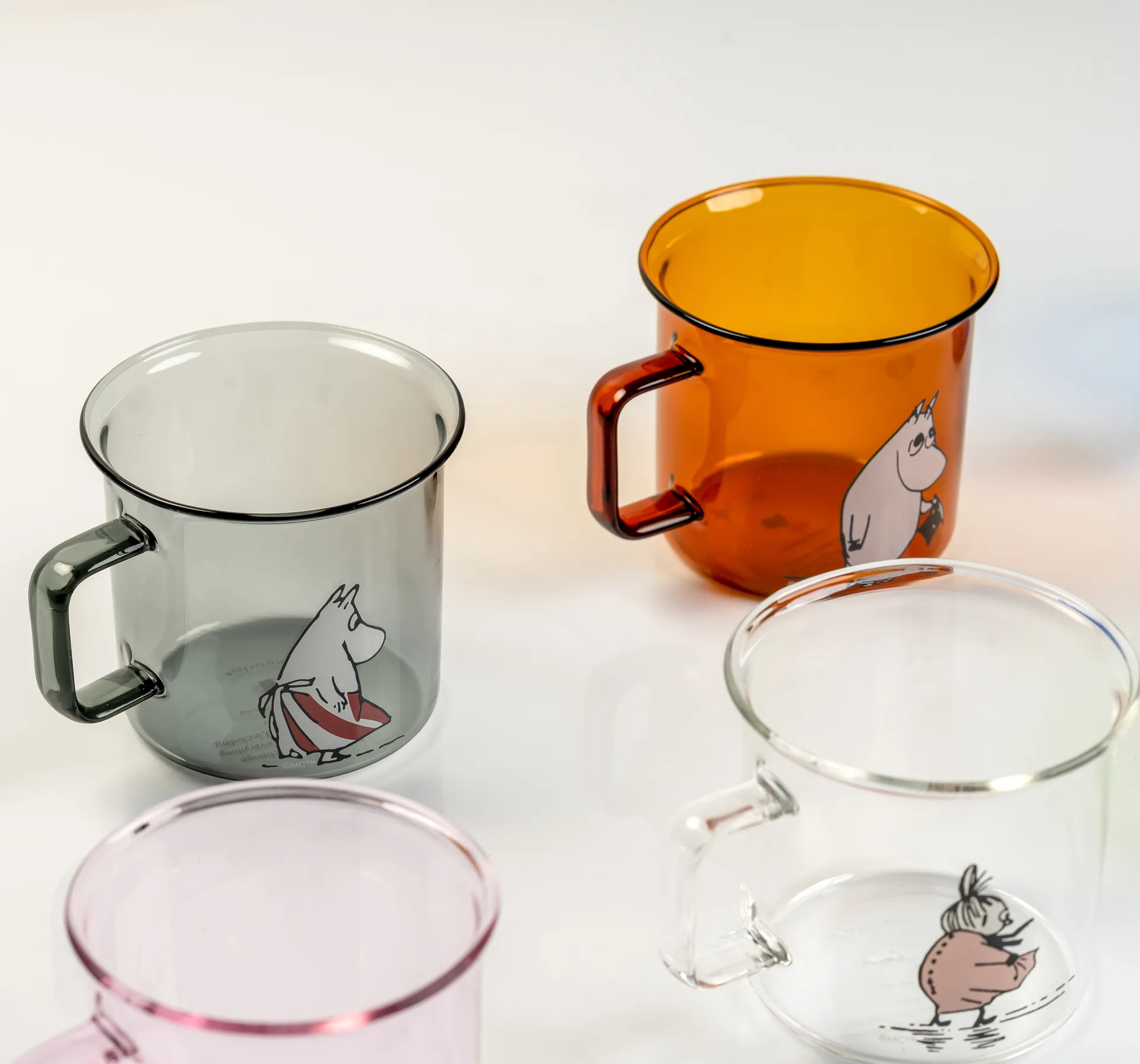 Taza de vidrio Moominpappa 35 cl, Amber Muurla