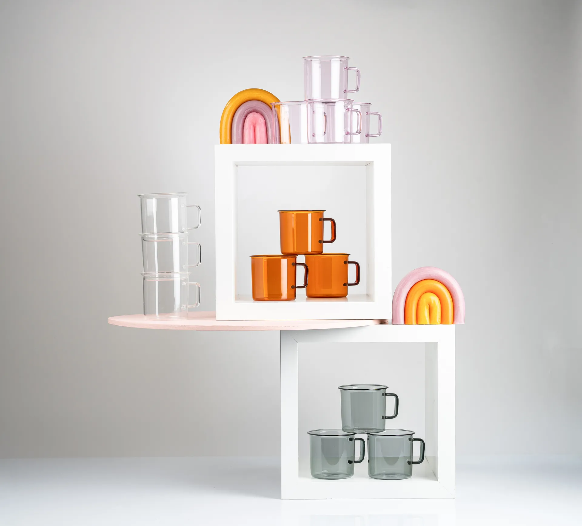 Taza de vidrio Muurla 35 cl, Amber Muurla