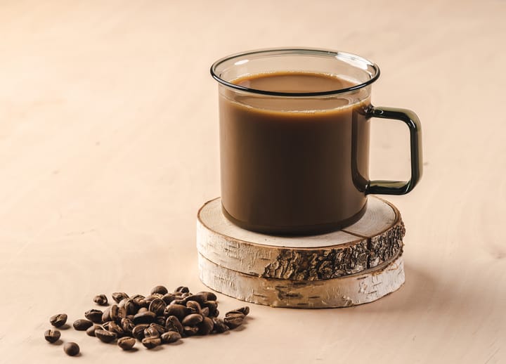 Taza de vidrio Muurla 35 cl, gris Muurla