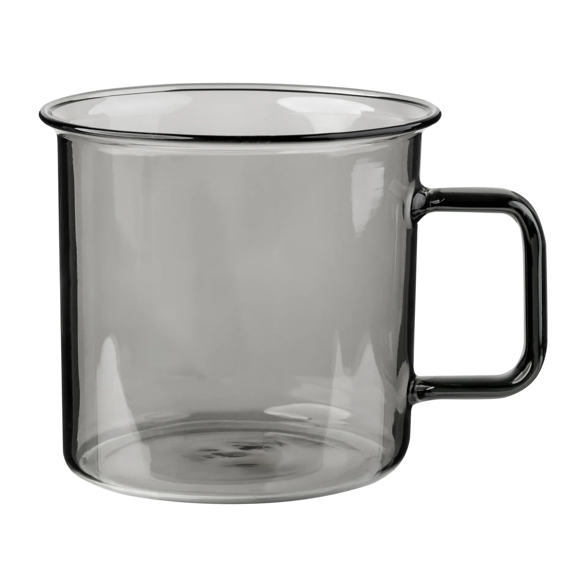 Taza de vidrio Muurla 35 cl, gris Muurla