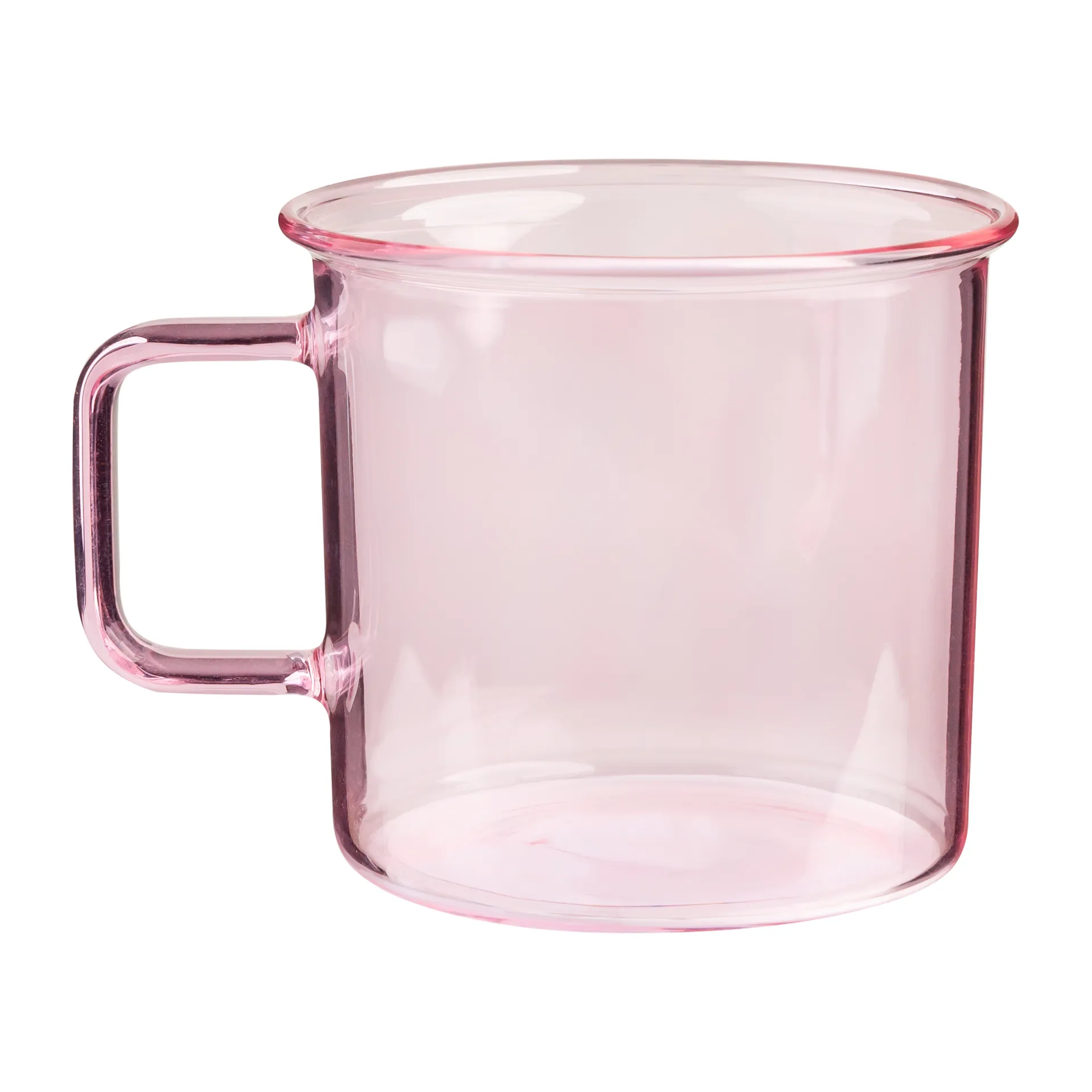 Taza de vidrio Muurla 35 cl, Rosa Muurla