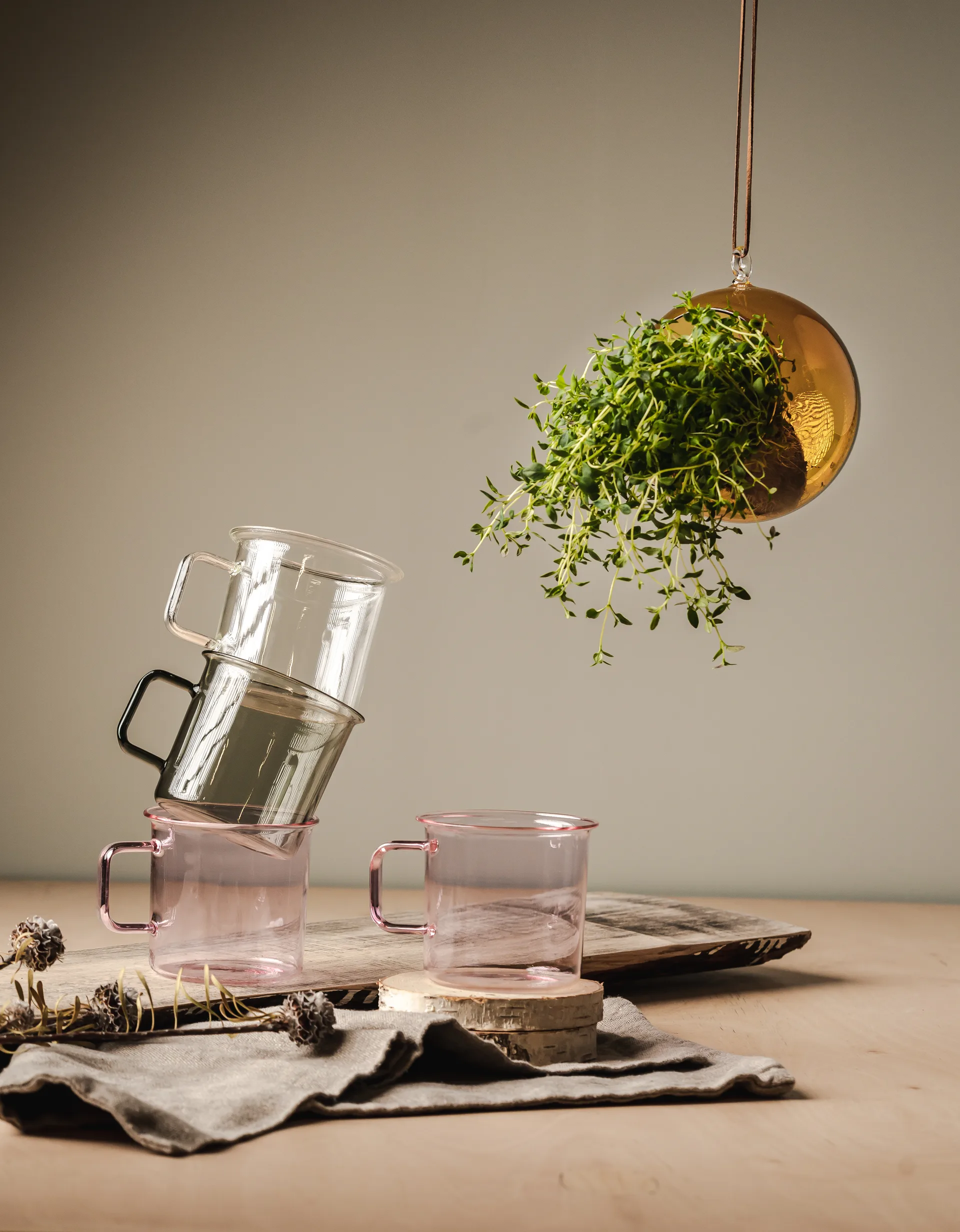 Taza de vidrio Muurla 35 cl, Transparent Muurla