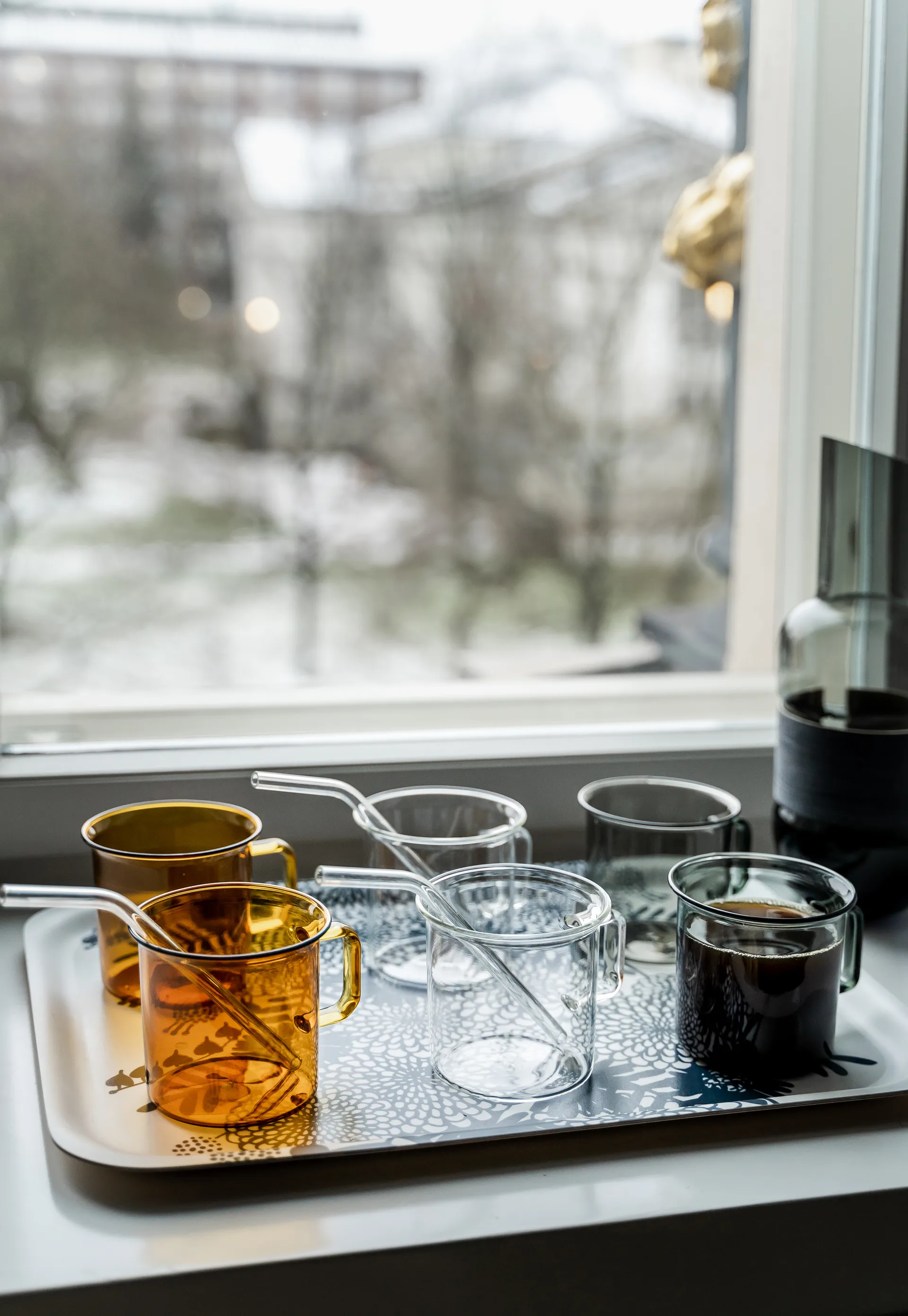 Taza de vidrio Muurla 35 cl, Transparent Muurla