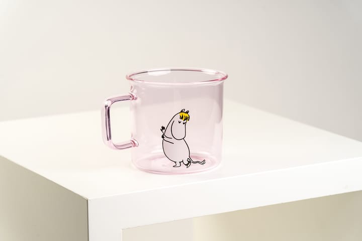 Taza de vidrio Snorkmaiden 35 cl, Rosa Muurla