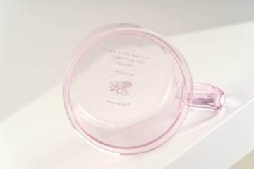 Taza de vidrio Snorkmaiden 35 cl - Rosa - Muurla