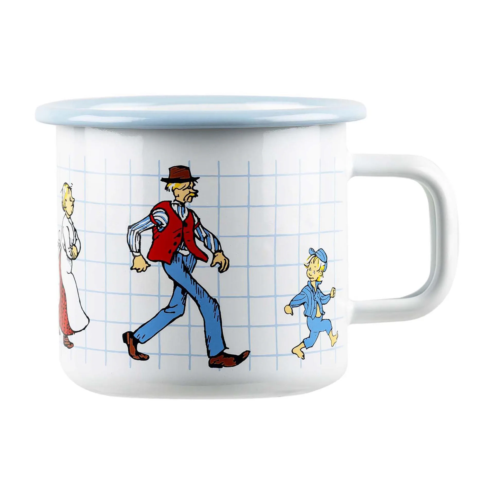 Taza Emil The Katthult Folks 37 cl, White Muurla