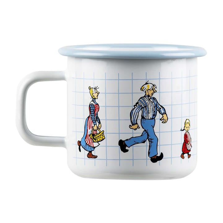 Taza Emil The Katthult Folks 37 cl, White Muurla