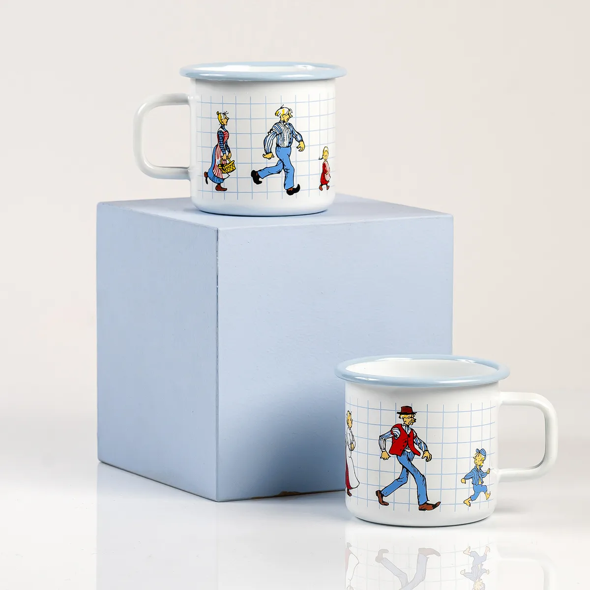 Taza Emil The Katthult Folks 37 cl, White Muurla