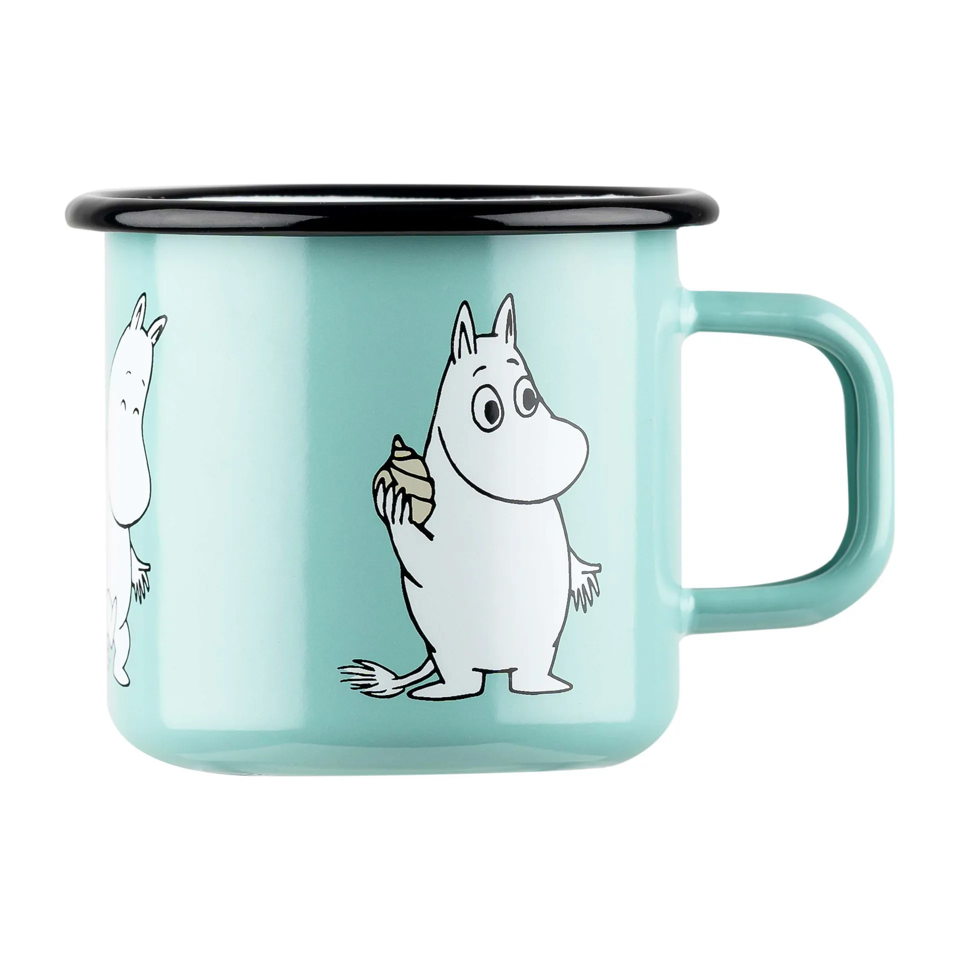 Taza esmalatada Moomin Retro 37 cl, Mint Muurla