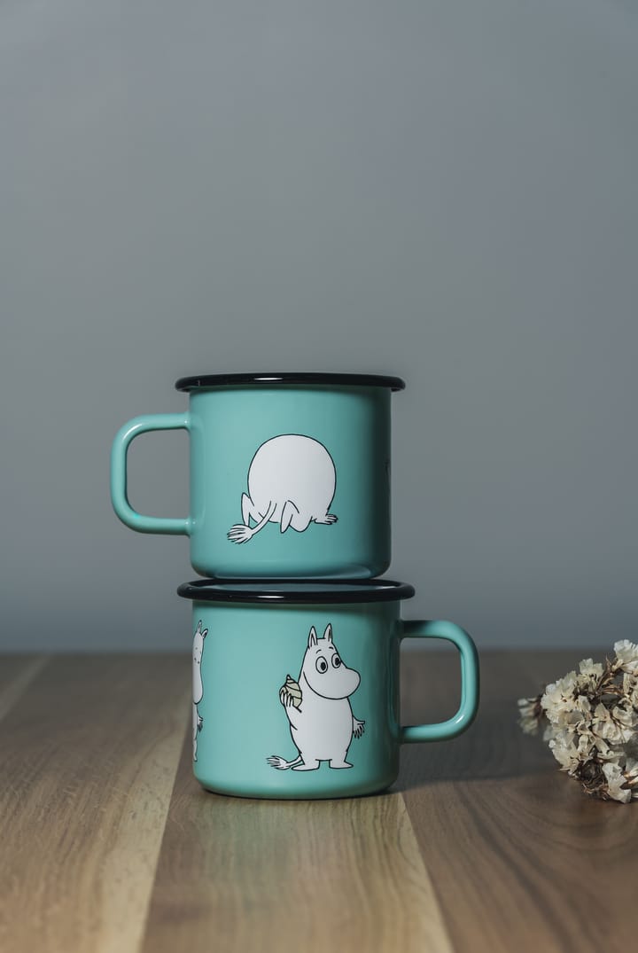 Taza esmalatada Moomin Retro 37 cl - Mint - Muurla