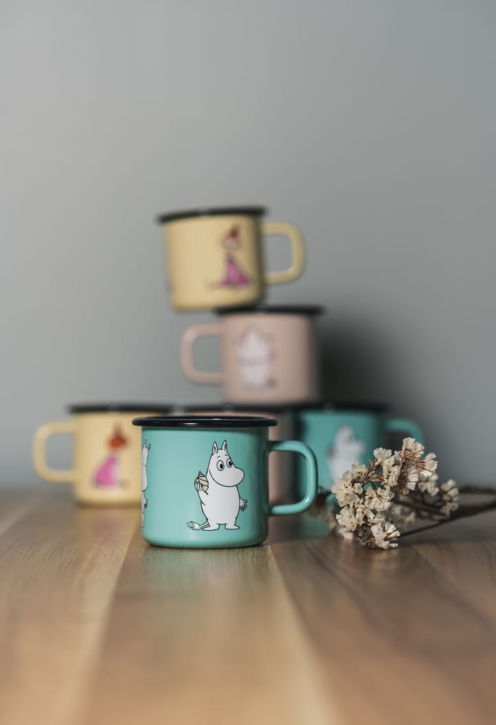 Taza esmalatada Moomin Retro 37 cl - Mint - Muurla