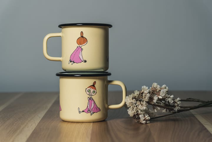 Taza esmalatada Mymble Retro 37 cl, Yellow Muurla