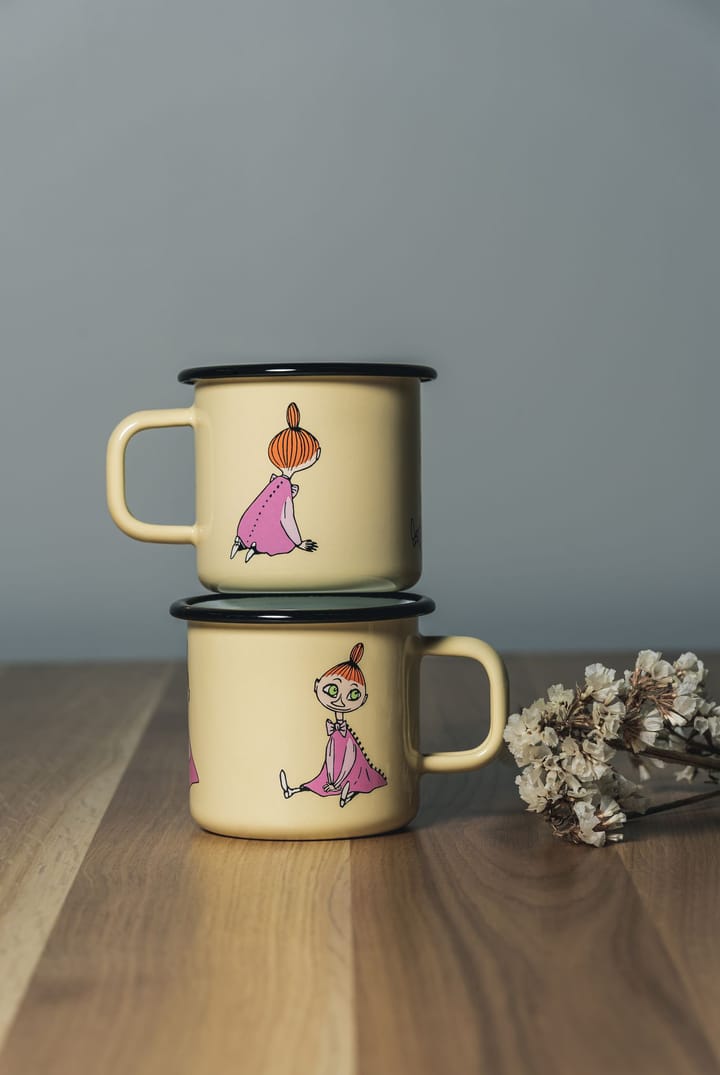 Taza esmalatada Mymble Retro 37 cl, Yellow Muurla
