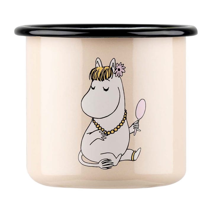 Taza esmalatada Snorkmaiden Retro 37 cl, Beige Muurla