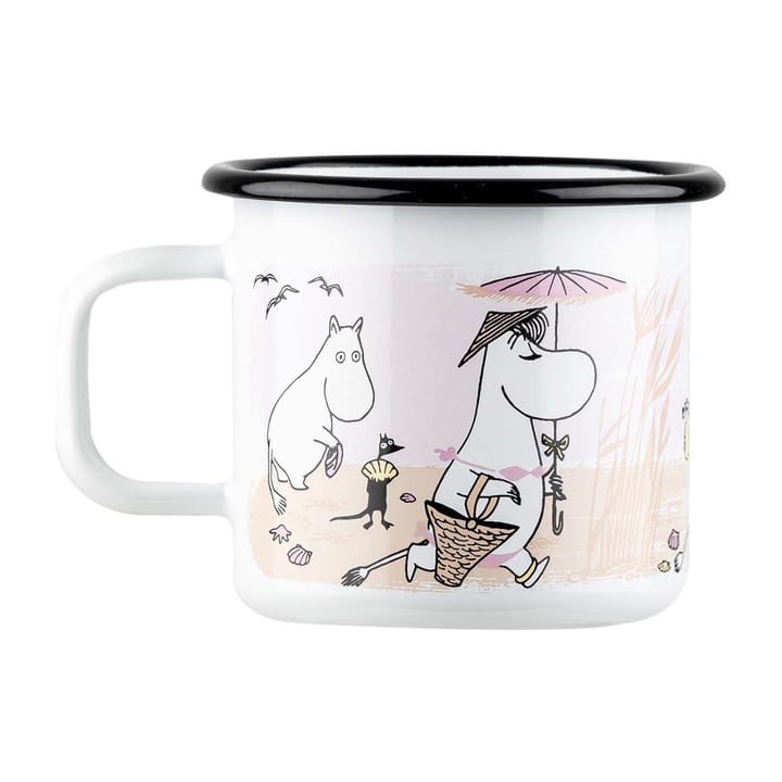 Taza esmalatada The Beach Retro 37 cl - White - Muurla