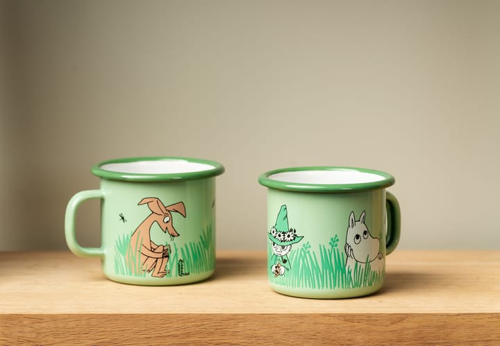 Taza esmaltada Boys 25 cl, verde Muurla