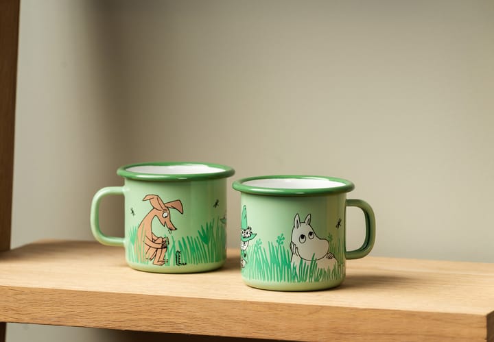 Taza esmaltada Boys 25 cl, verde Muurla