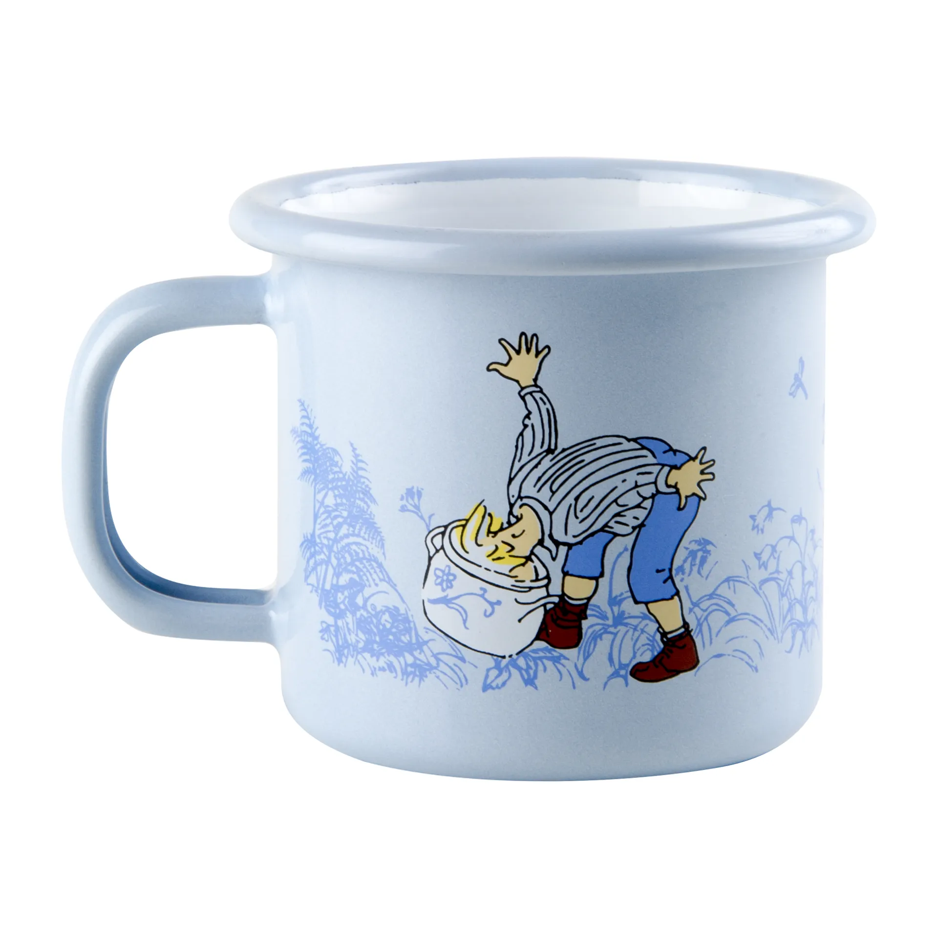 Taza esmaltada Emil blue 1,5 dl, Light blue Muurla