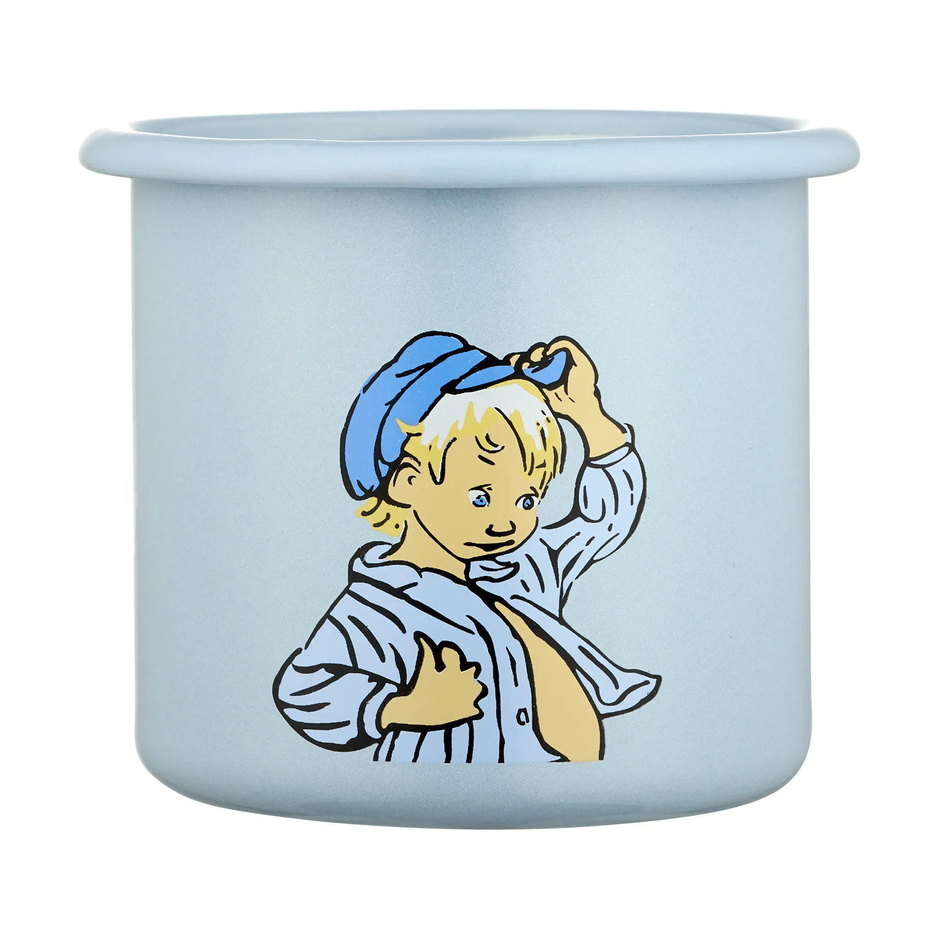 Taza esmaltada Emil blue 2,5 dl, Emil Muurla
