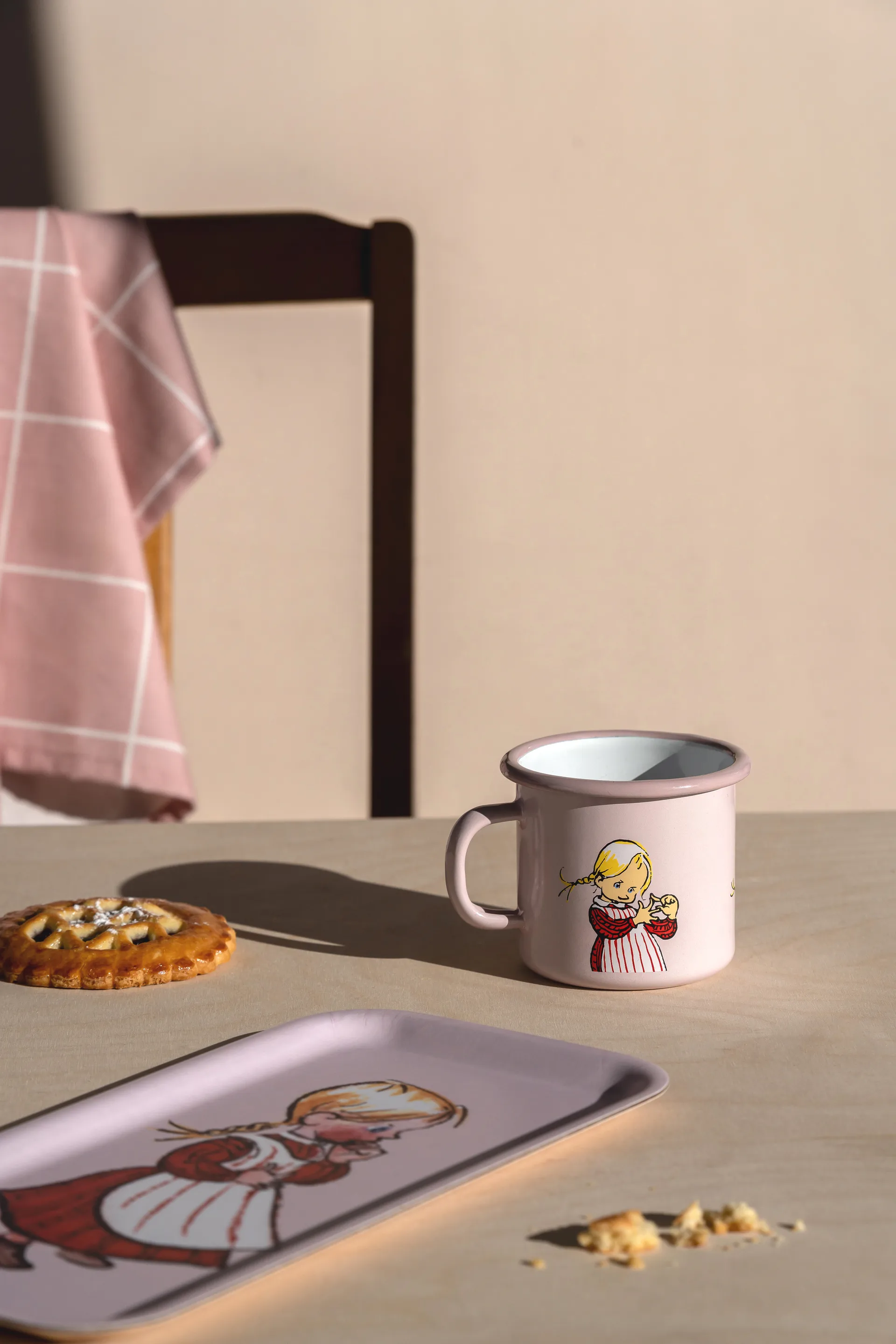 Taza esmaltada Emil blue 2,5 dl, Ida Muurla
