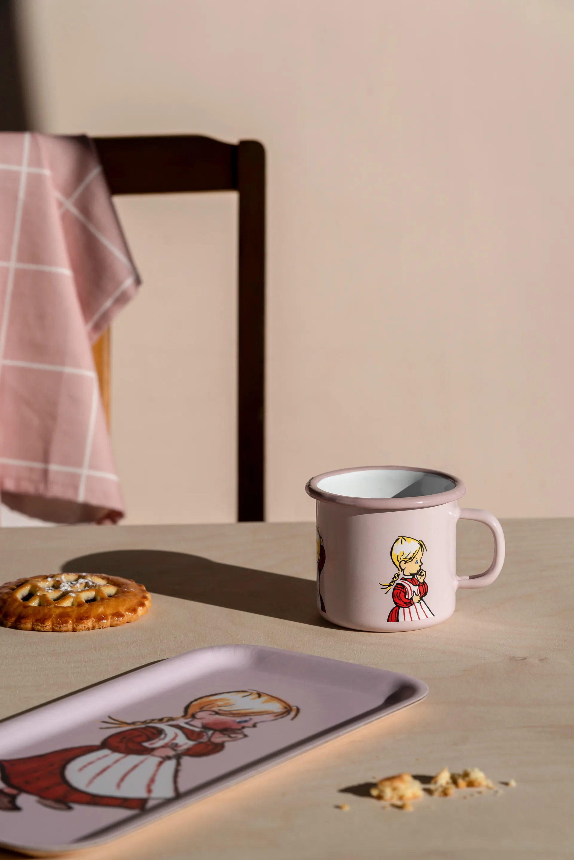 Taza esmaltada Emil blue 2,5 dl, Ida Muurla