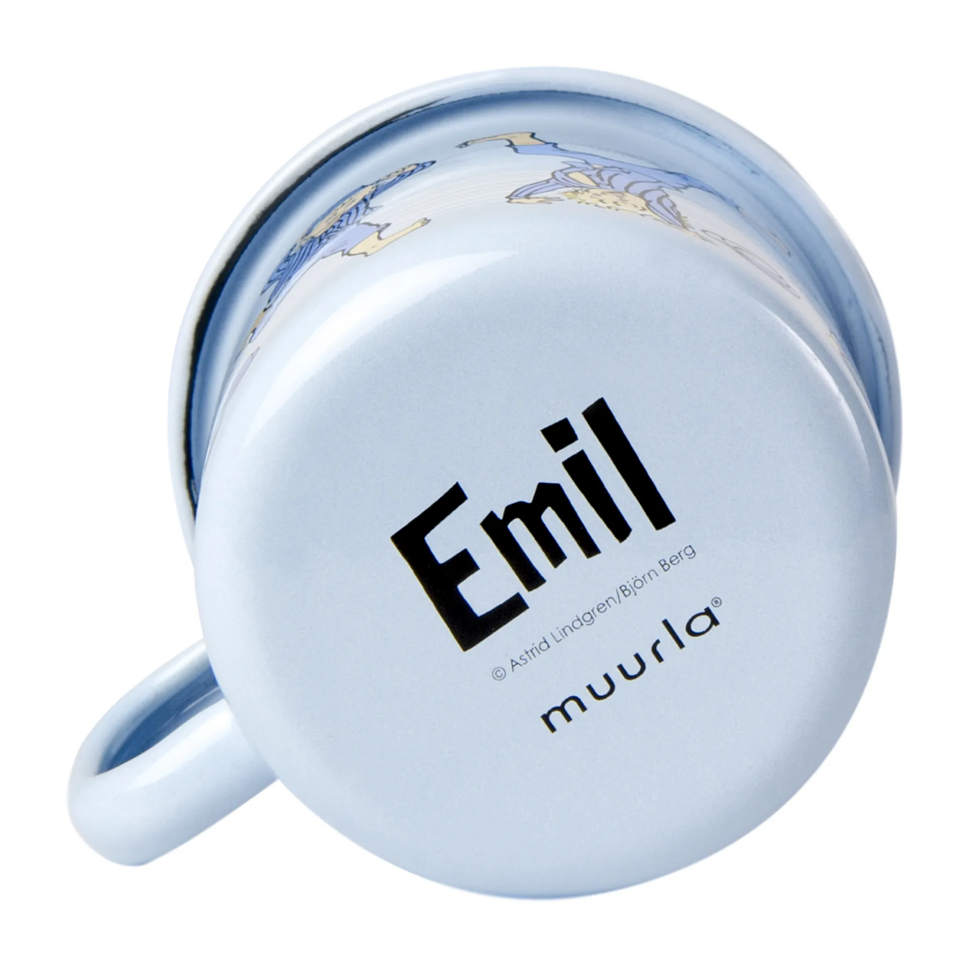 Taza esmaltada Emil blue 2,5 dl, Light blue Muurla