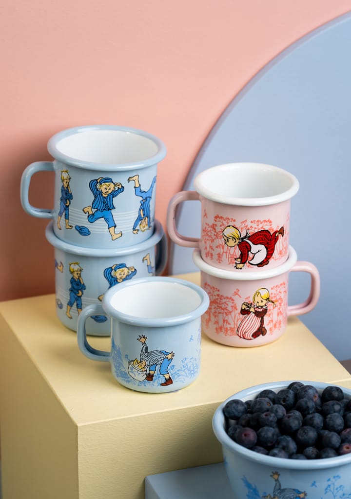 Taza esmaltada Emil blue 2,5 dl, Light blue Muurla