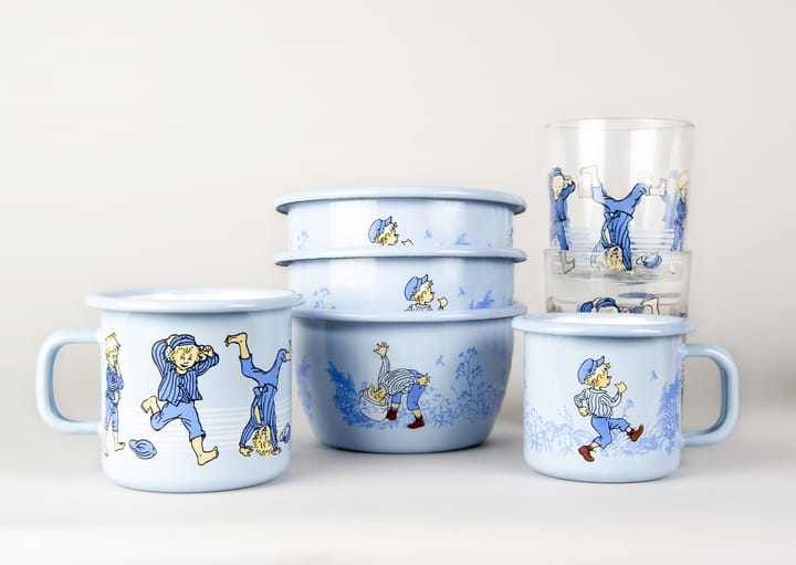 Taza esmaltada Emil blue 2,5 dl, Light blue Muurla