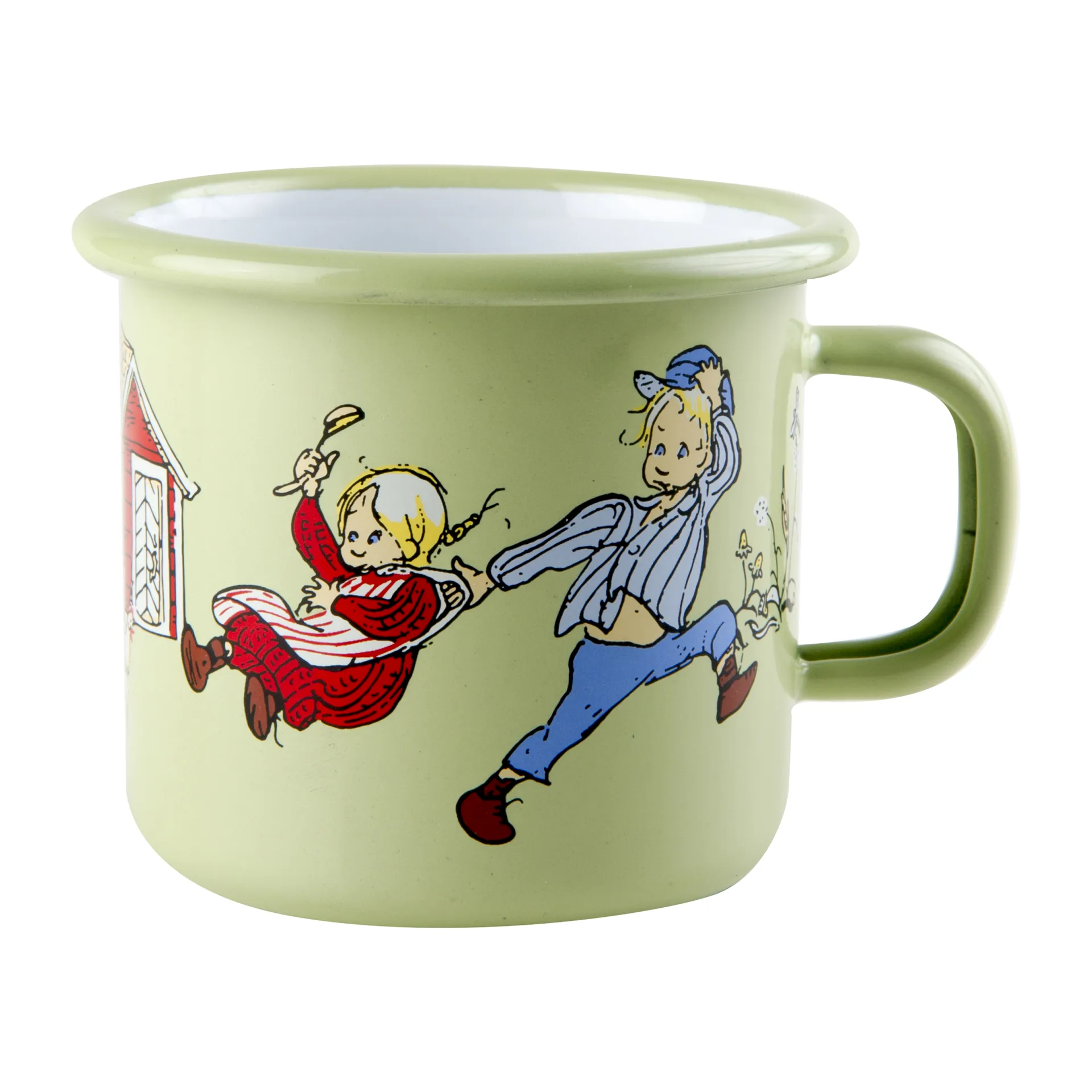 Taza esmaltada Emil & Ida 2,5 dl, Green Muurla