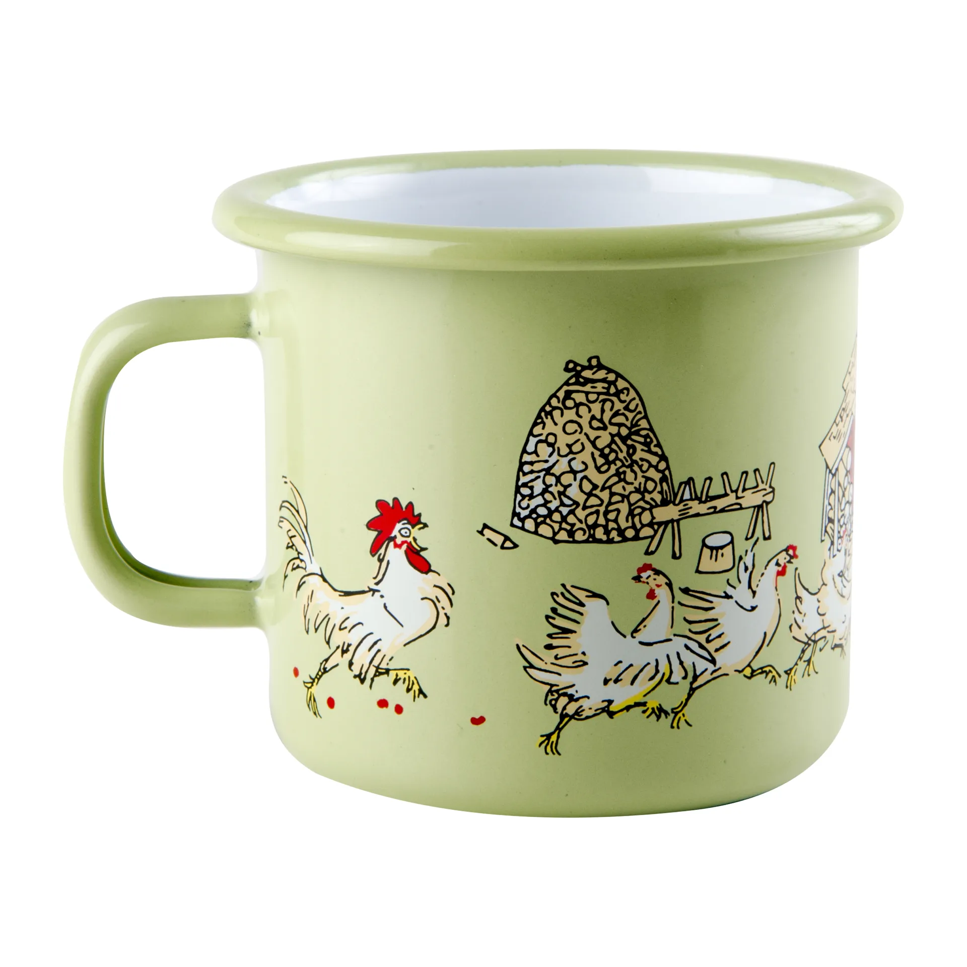 Taza esmaltada Emil & Ida 2,5 dl, Green Muurla