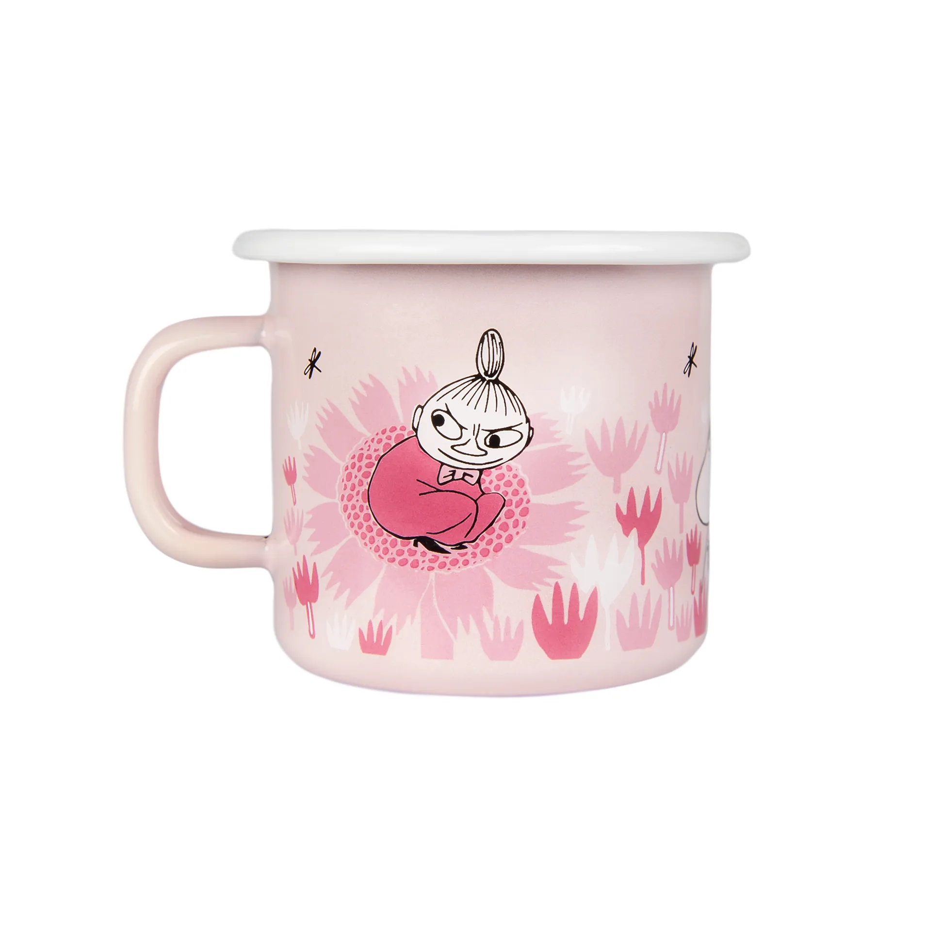 Taza esmaltada Girls 25 cl, Rosa Muurla