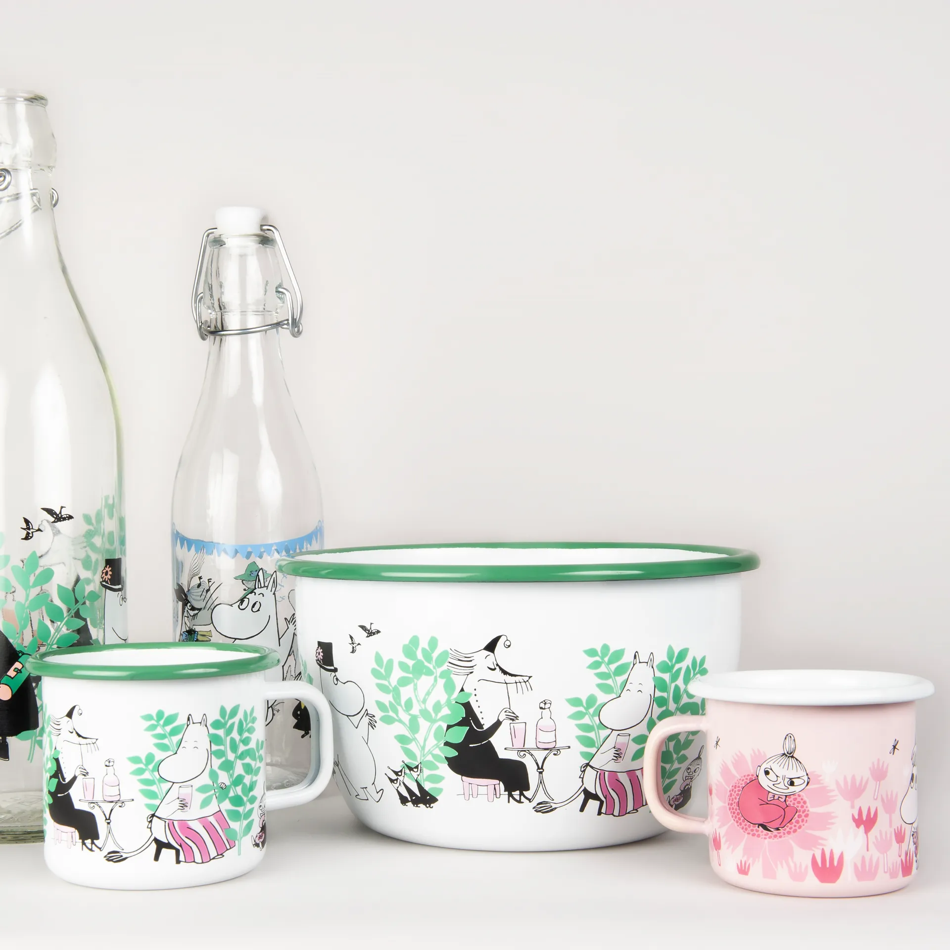 Taza esmaltada Girls 25 cl, Rosa Muurla