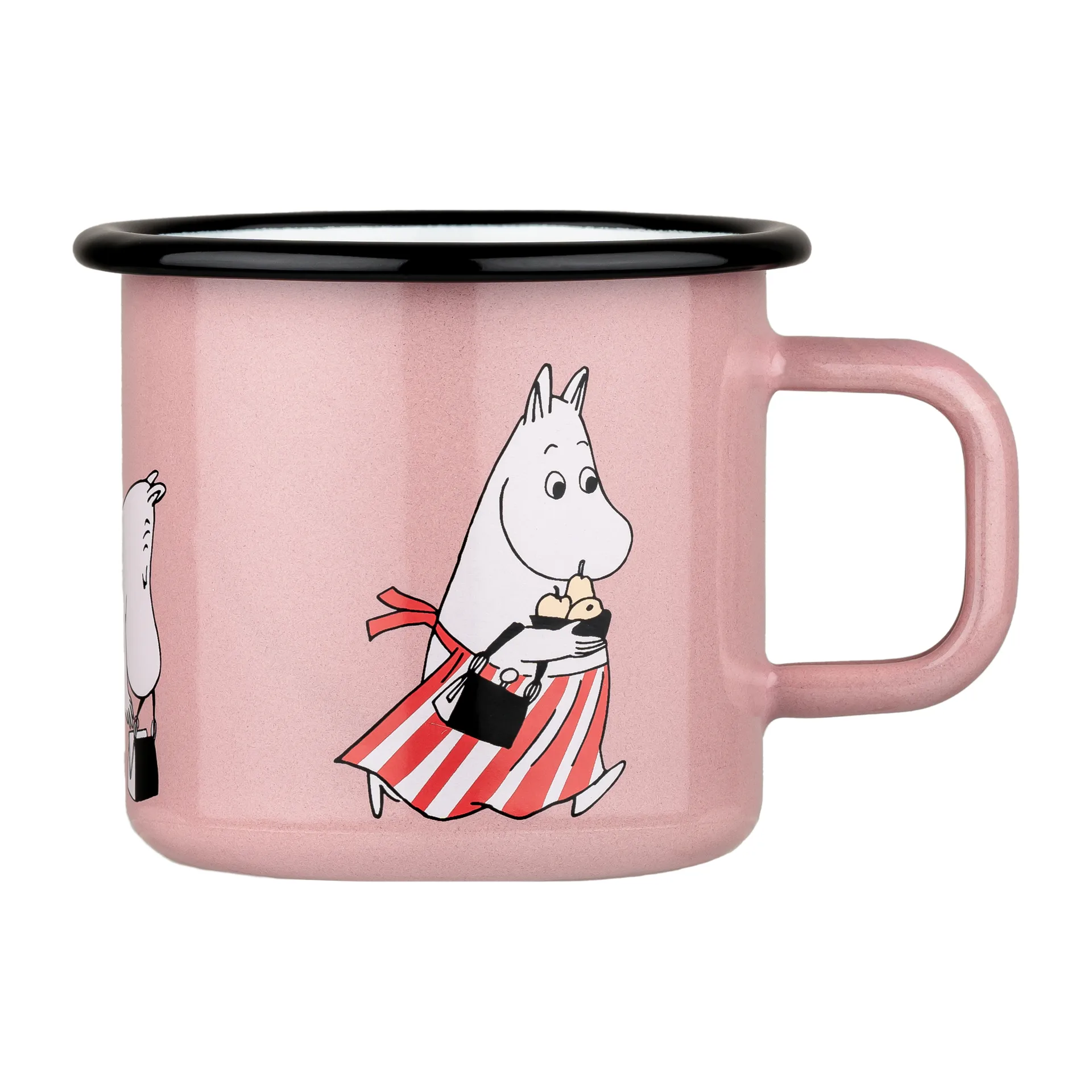 Taza esmaltada mamá Moomin 37 cl, Rosa Muurla