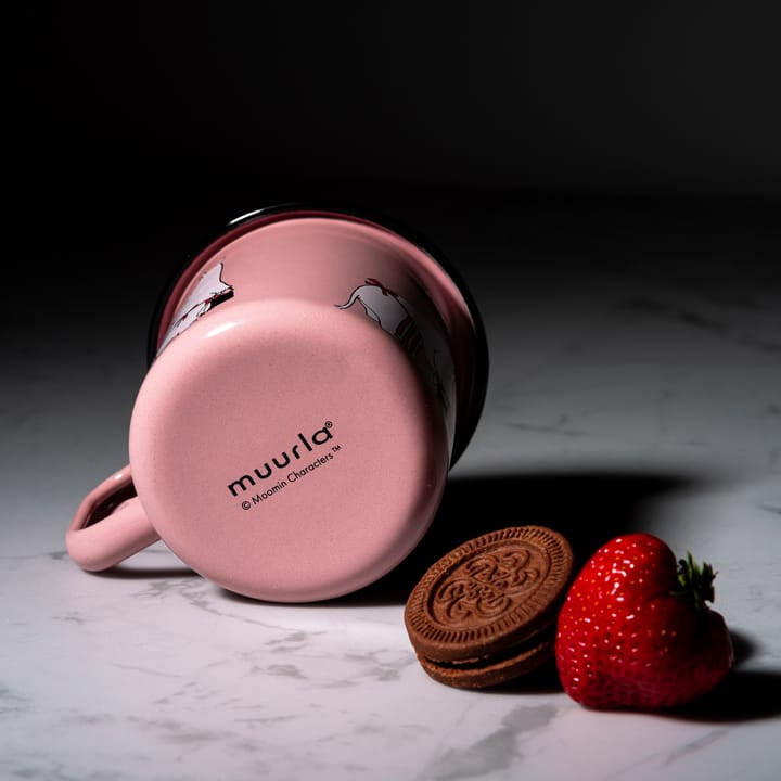 Taza esmaltada mamá Moomin 37 cl, Rosa Muurla